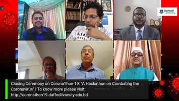 Daffodil International University - Closing Ceremony of Coronathon-19 (a Hackathon on Combating the Coronavirus) | Facebook